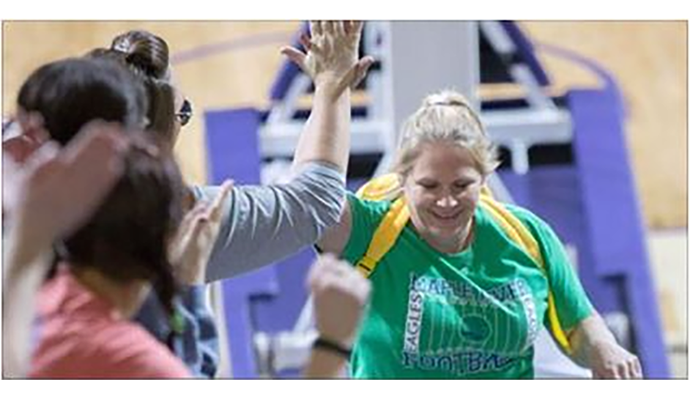 Teachers run for hungry students in annual Climb 2 Feed Kids event